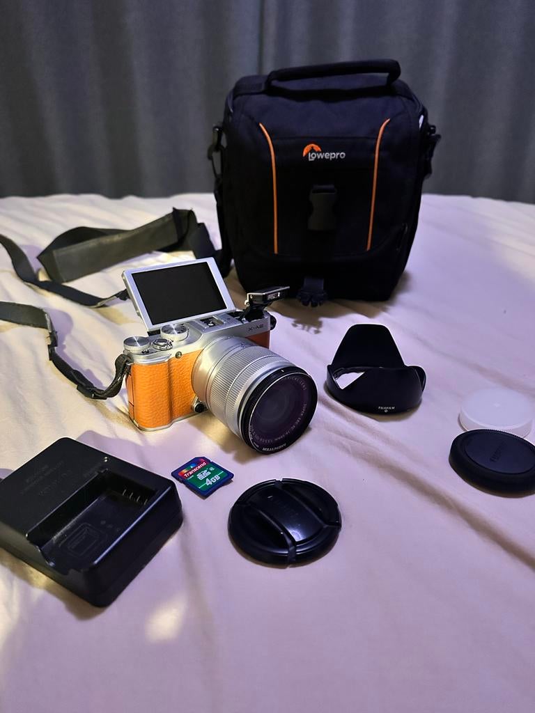Fujifilm X-A2 spiegelreflexcamera met accessoires, Verzenden, Zo goed als nieuw, Spiegelreflex, Fuji