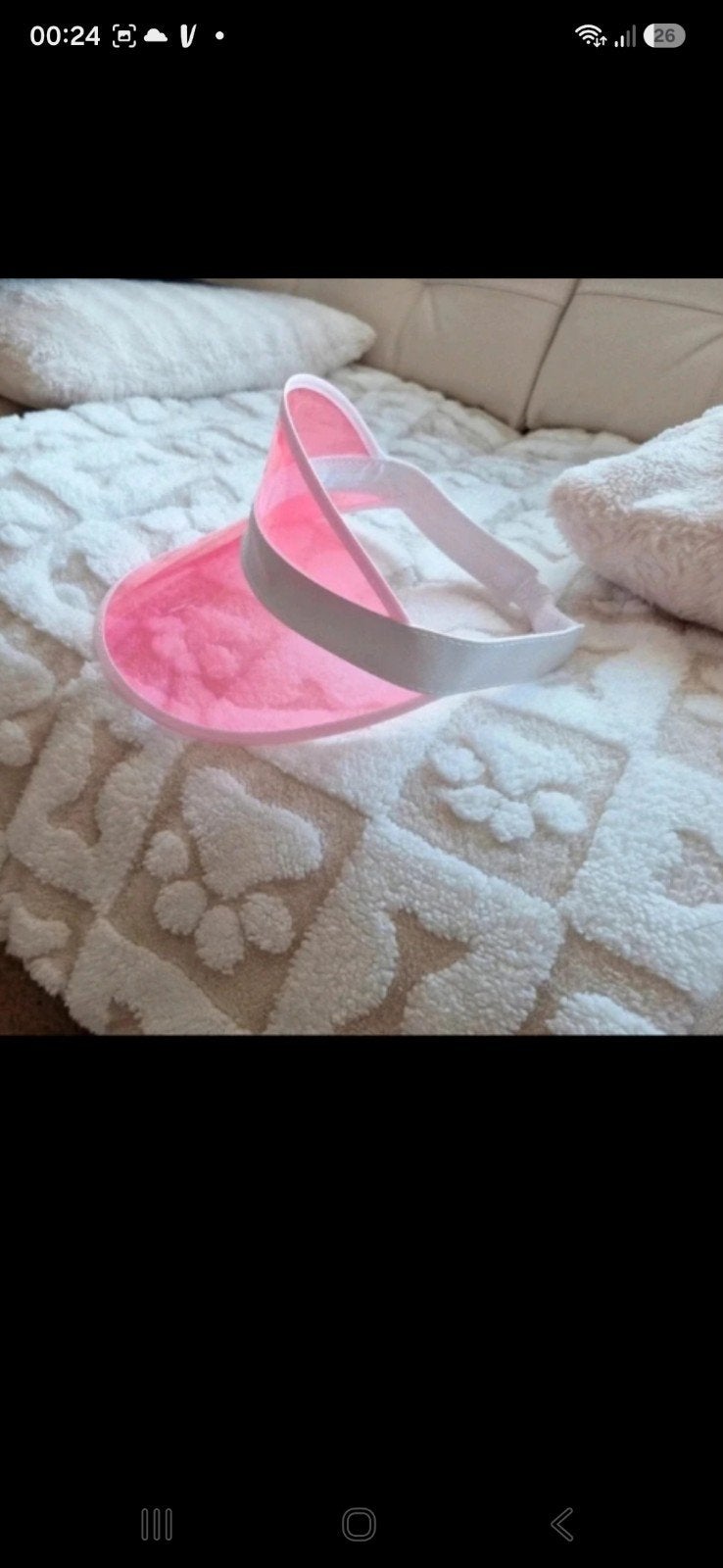 zonneklep disco retro 80's 90's, Maat 38/40 (M), Verzenden, Nieuw, Overige thema's