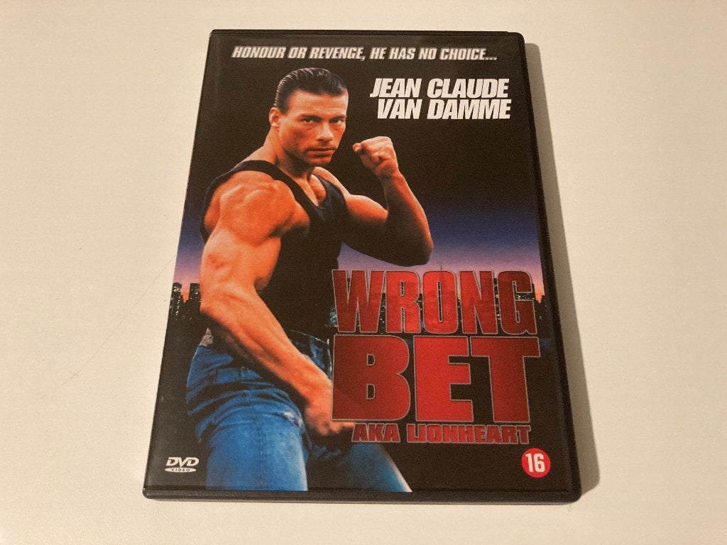 Wrong Bet - Jean Claude Van Damme DVD, Vanaf 16 jaar, Ophalen of Verzenden, Zo goed als nieuw, Nederlands