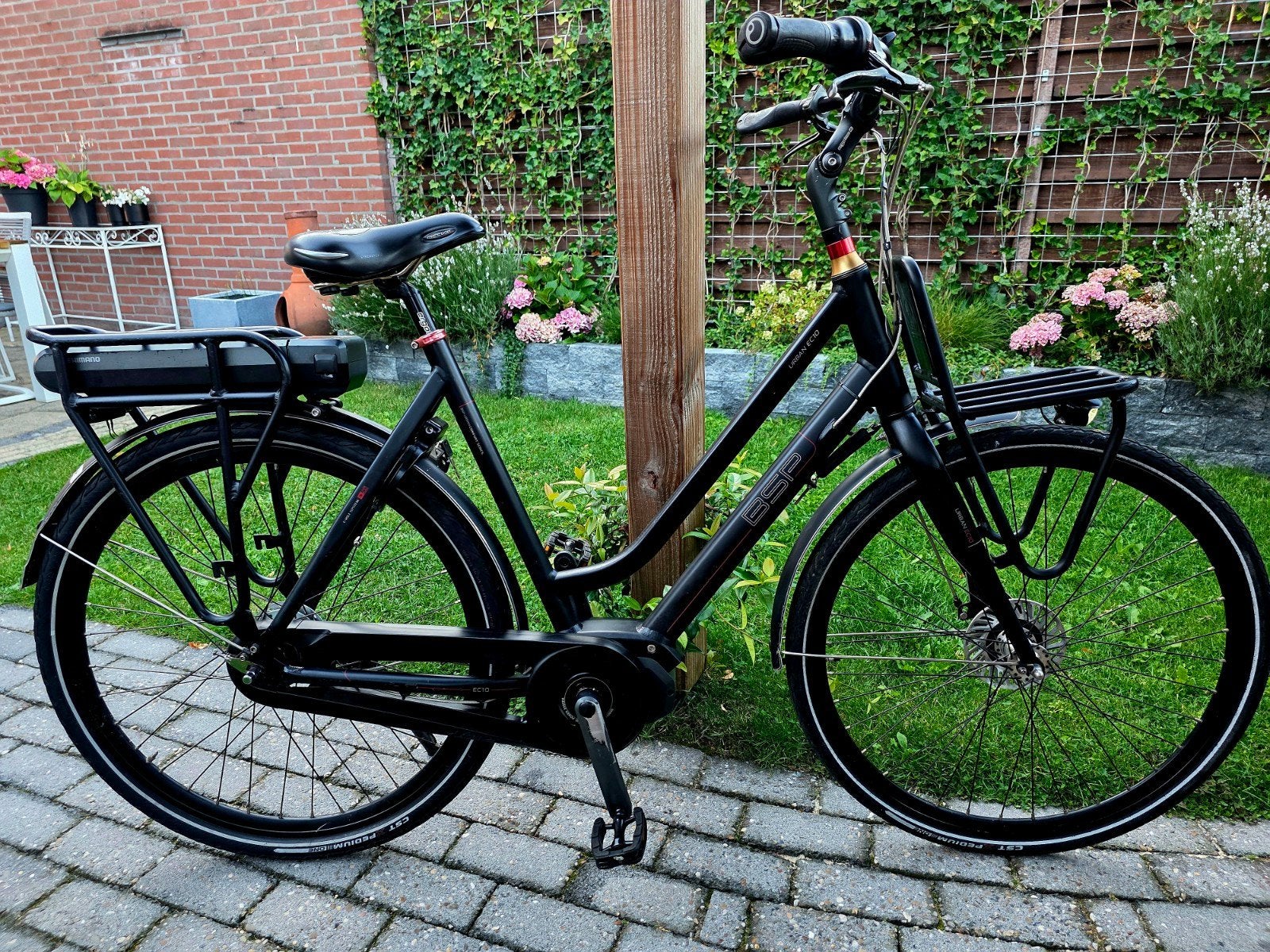 Goed onderhouden Matzwarte BSP Shimano Middenmotor, Zo goed als nieuw, 51 tot 55 cm, 50 km per accu of meer, Ophalen