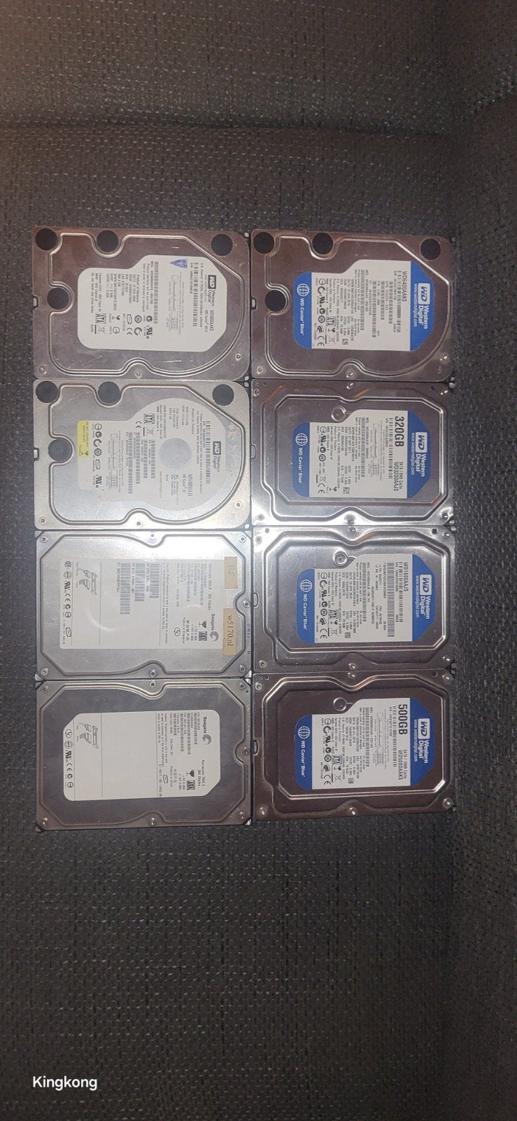 8SATA HDD's (300GB, 250GB, 400GB, 500GB, 640GB, 320GB, 160G, Computers en Software, Ophalen, Intern, Desktop, 160GB, 250GB, 300GB, 320GB, 400GB, 500GB, 640GB