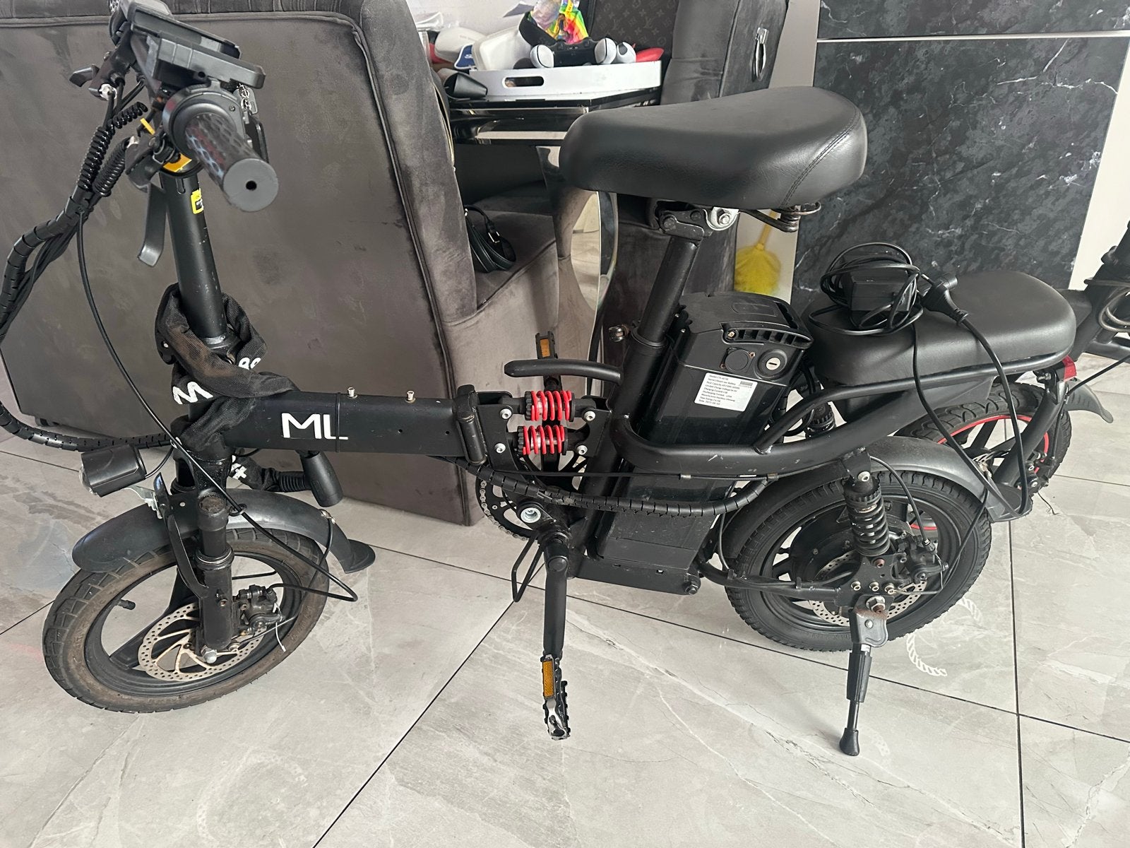 Elektrische fiets ML en Dyu met afneembare accu, Ophalen of Verzenden, Zo goed als nieuw, Overige merken