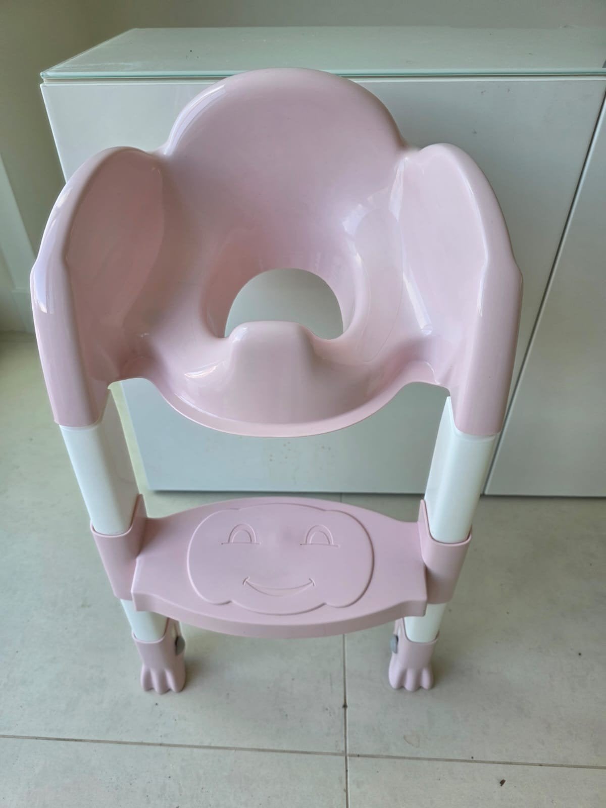 NOOIT GEBRUIKT Thermobaby wc verkleiner met trapje KiddyLoo, Ophalen, Nieuw, Stoel(en)