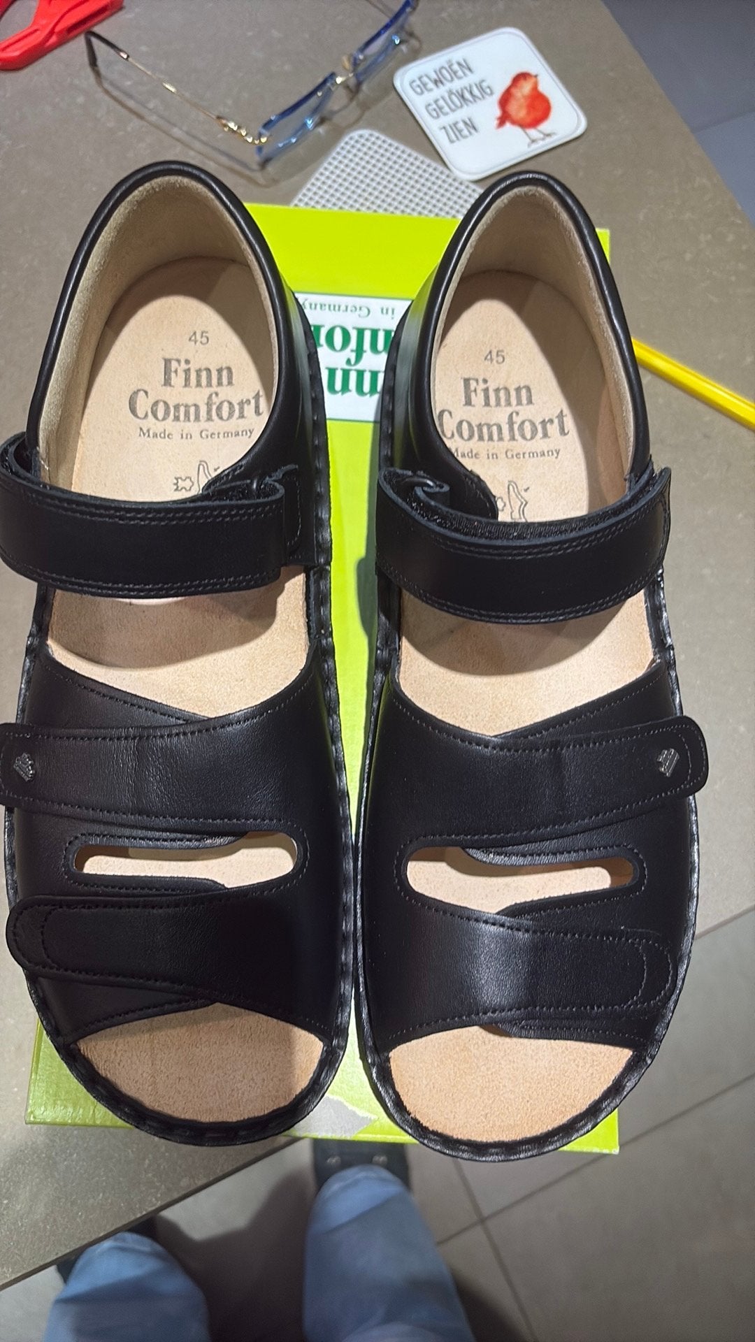 Nieuwe !!! FINN COMFORT sandalen maat 45, Ophalen of Verzenden, Zo goed als nieuw, Zwart, Sandalen