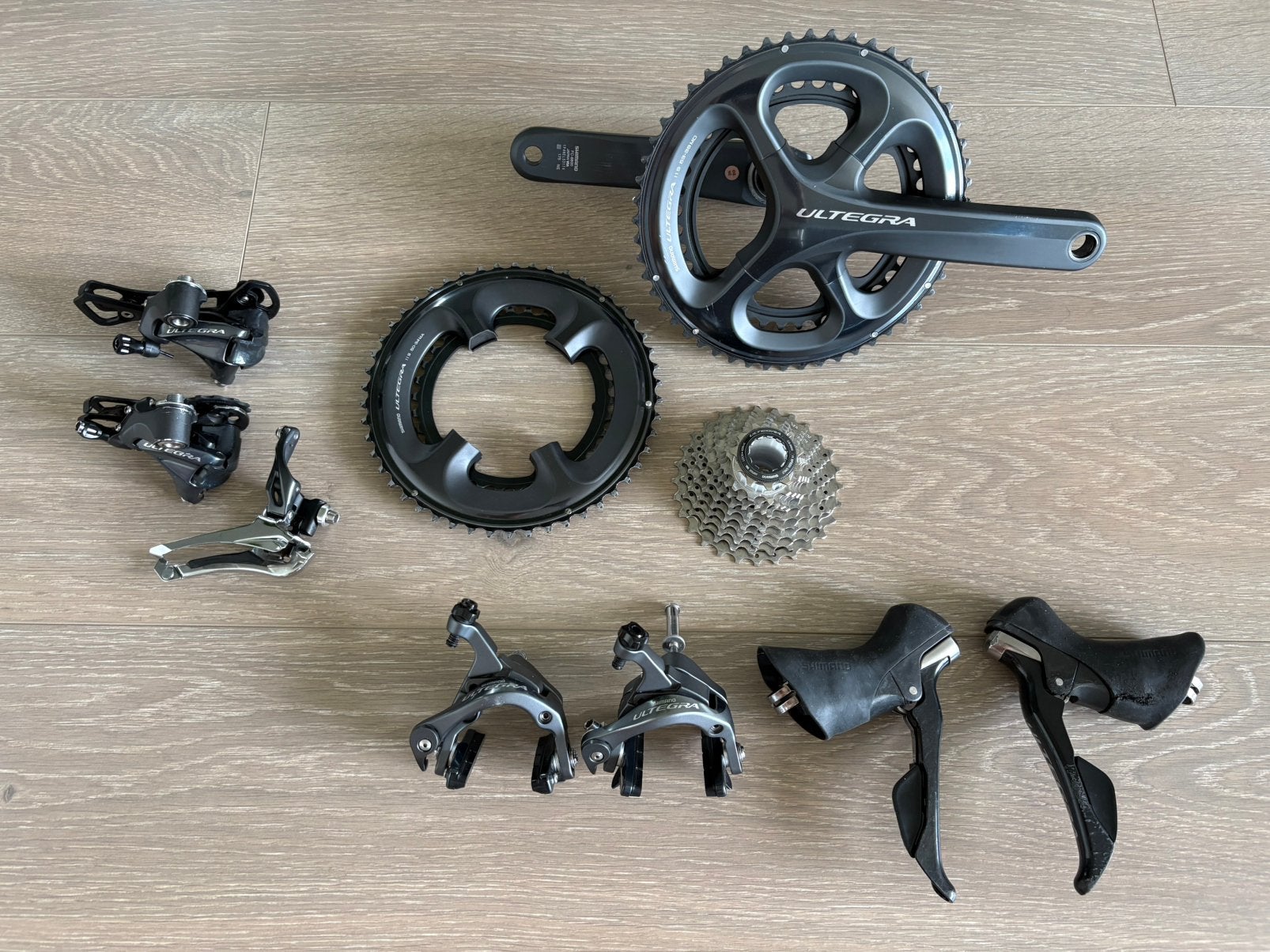 Complete Shimano Ultegra 6800 groepset, Ophalen of Verzenden, Zo goed als nieuw, Racefiets, Overige typen