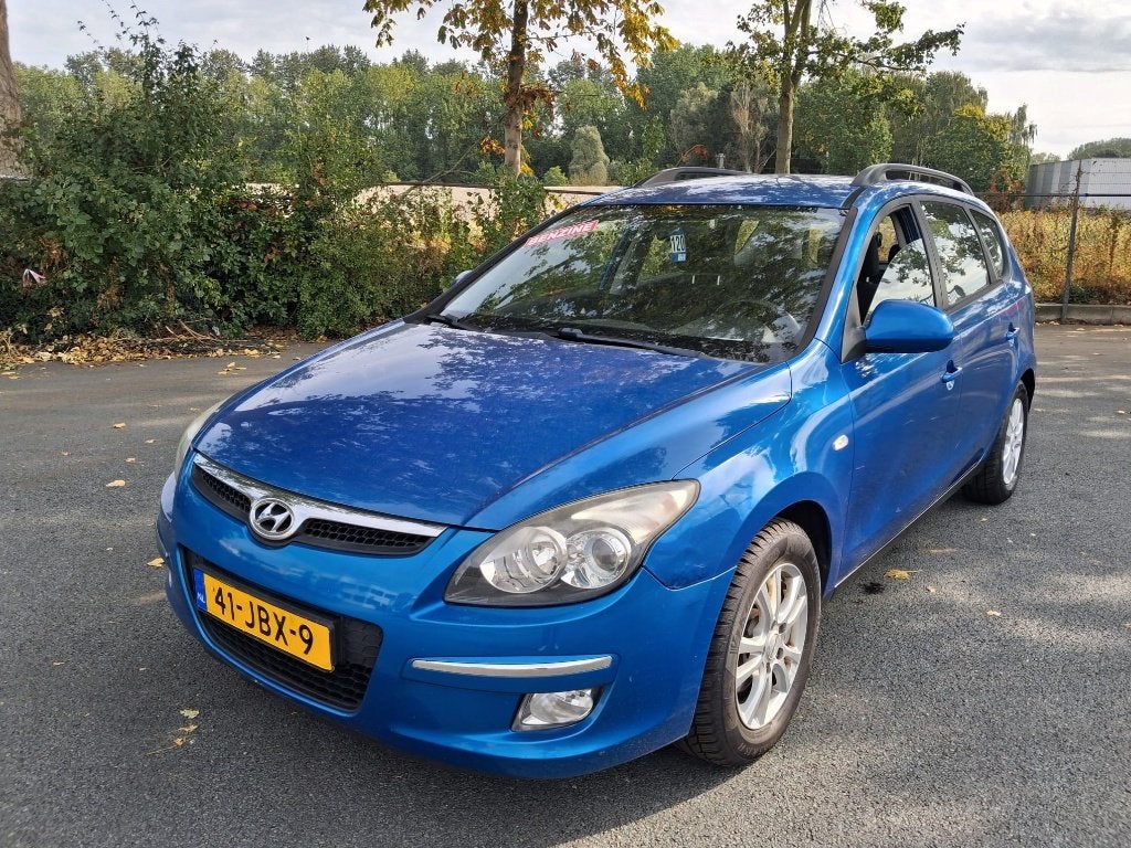 Hyundai i30 1.6 I Cvvt Crosswagon 2009 Blauw, Voorwielaandrijving, Stof, 1591 cc, 4 cilinders