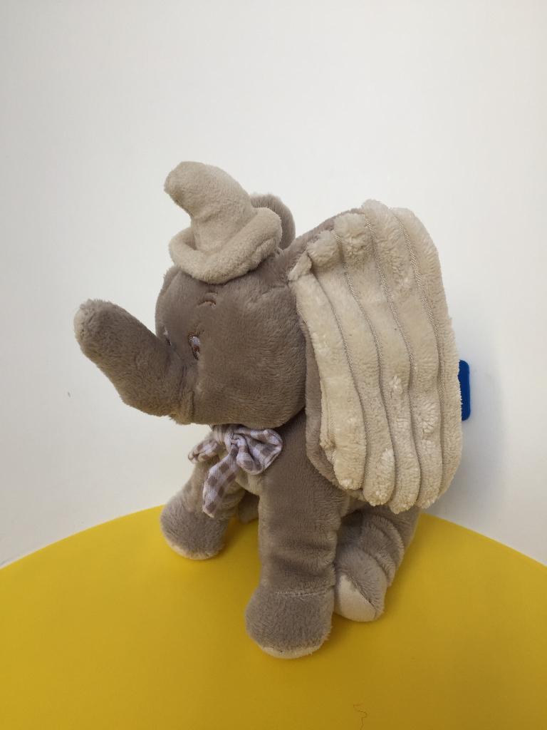 394 nicotoy dumbo dombo olifant grijs, Kinderen en Baby's, Speelgoed | Knuffels en Pluche, Ophalen of Verzenden, Zo goed als nieuw