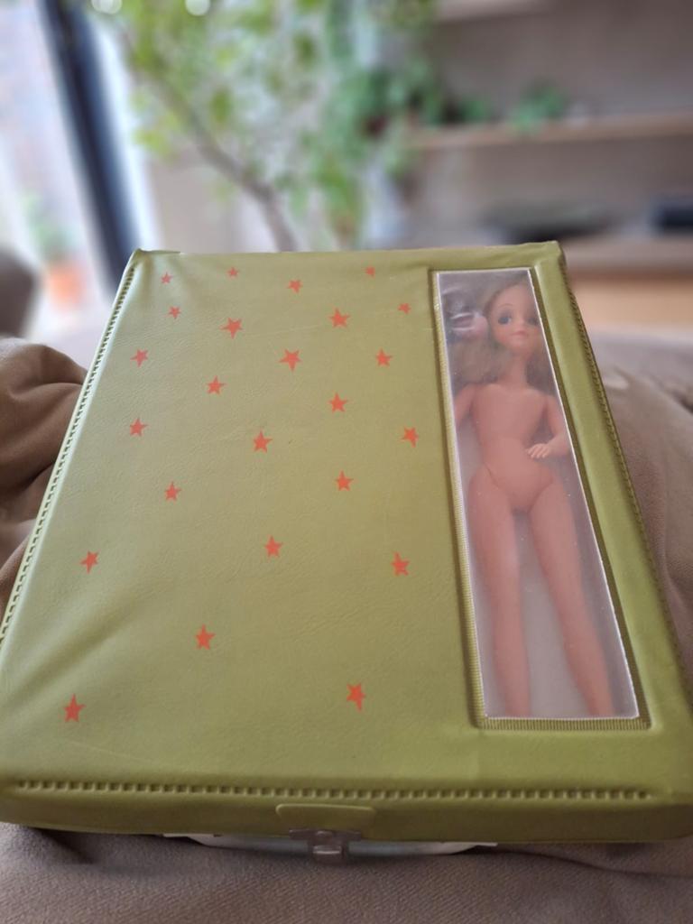 Vintage Fleur pop met koffer, Ophalen, Zo goed als nieuw, Pop