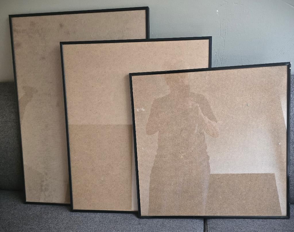 2 Wissellijsten en 1 gratis., Ophalen, Gebruikt, 50 tot 75 cm, Metaal of Aluminium