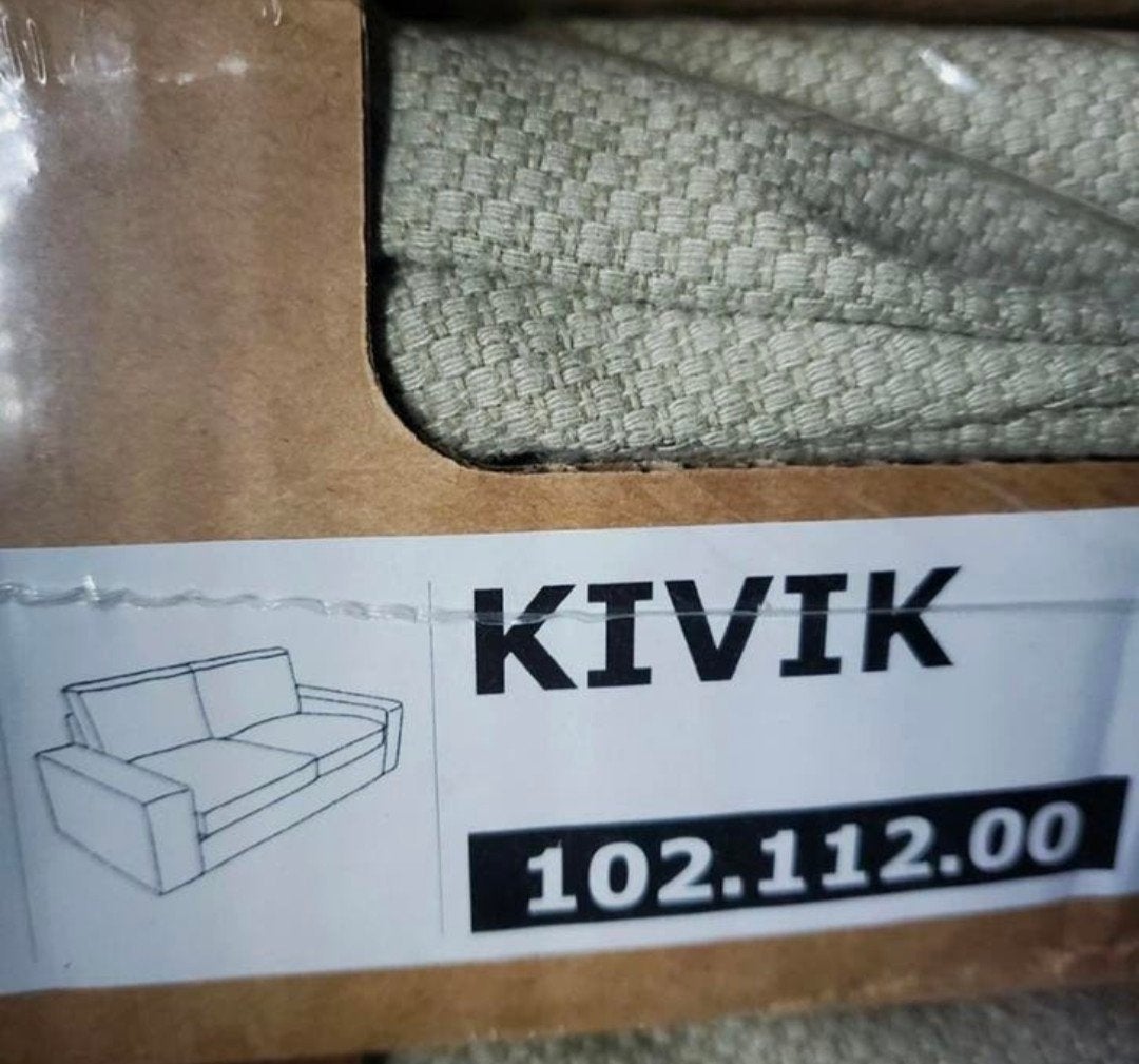 Originele IKEA KIVIK DANSBO BEIGE LOVESEAT HOES!, Huis en Inrichting, Slaapkamer | Matrassen en Bedbodems, Ophalen of Verzenden