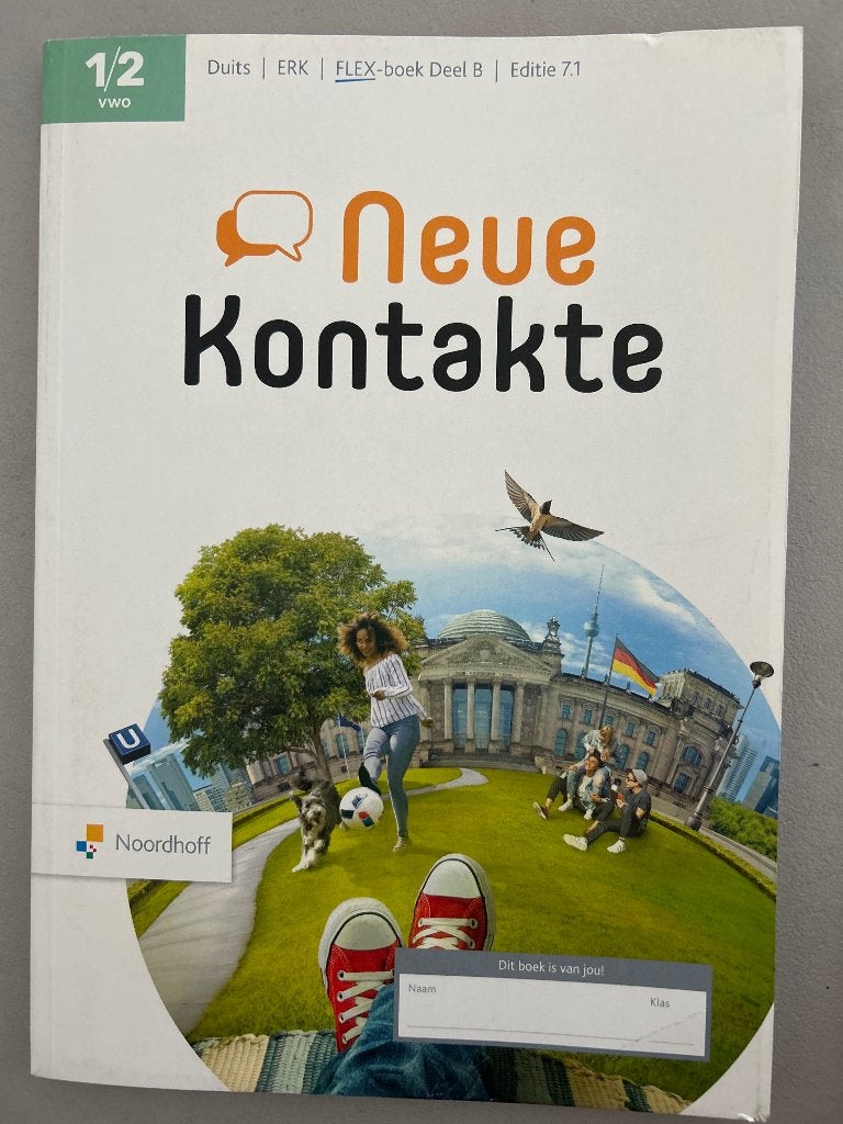Schoolboek Duits Neue Kontakte, Boeken, VWO, Duits, Noordhoff, Nieuw