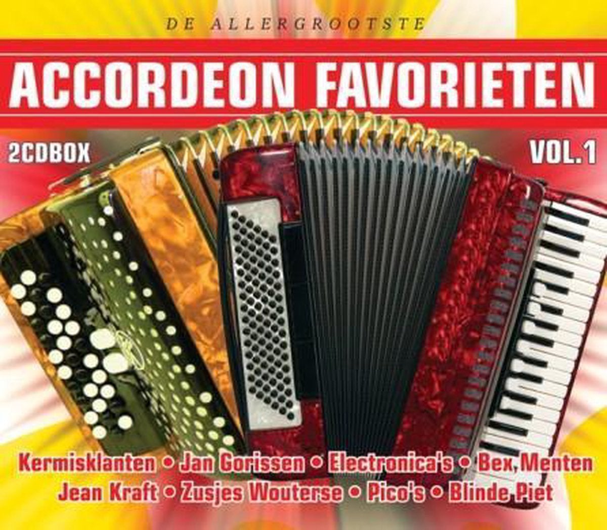 Accordeon Favorieten (2CD), Ophalen of Verzenden, Zo goed als nieuw