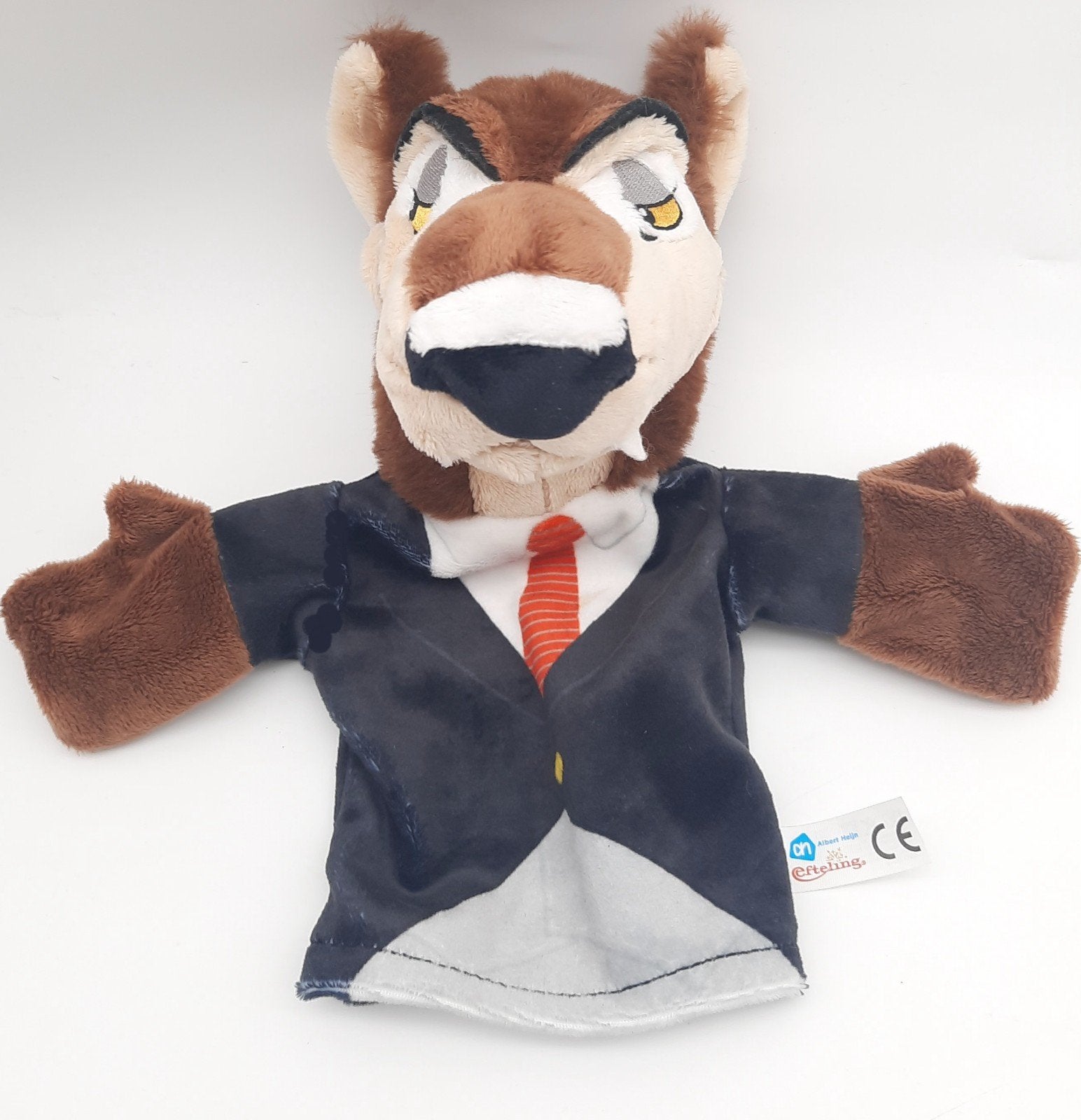 Efteling Sprookjesboom Wolf handpop, Ophalen of Verzenden, Zo goed als nieuw, Beeldje of Poppetje