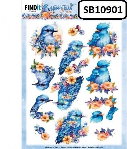 3D Uitdrukvellen - Berries Beauties, Verzenden, Nieuw, Overige thema's, Knipvel