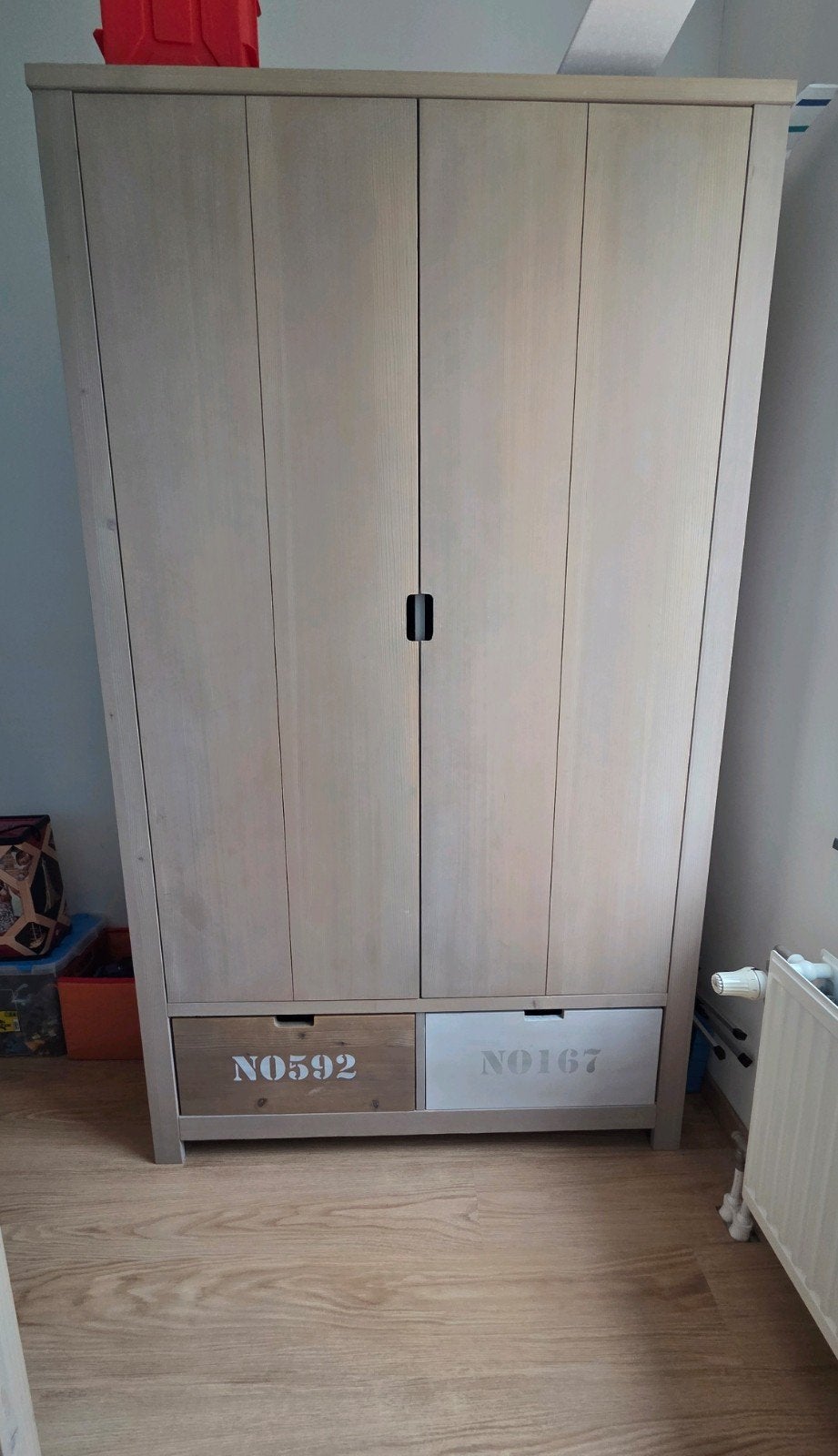 Bopita basic wood XL kledingkast, Ophalen, Kast, 50 tot 70 cm, 105 cm of meer