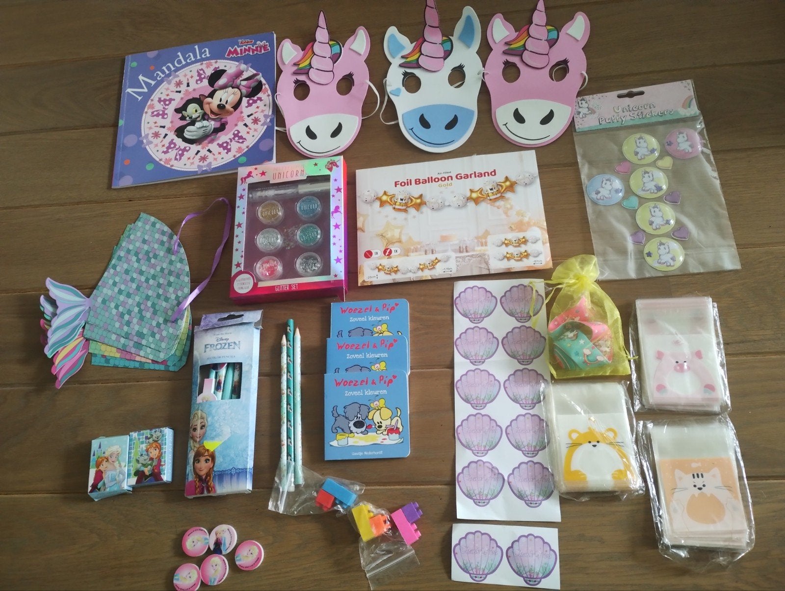 Feestpakket Woezel pip frozen unicorn, Ophalen of Verzenden