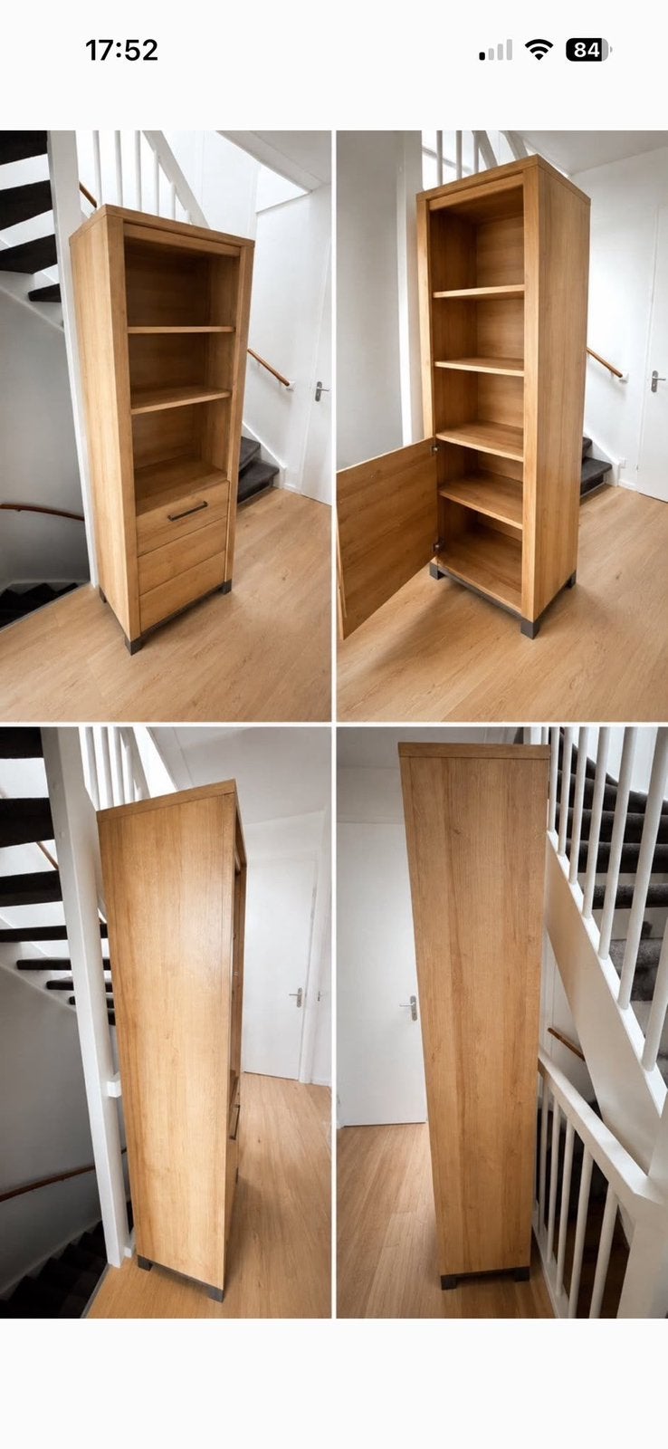 Houten kast met opberg, Huis en Inrichting, Ophalen, 50 tot 100 cm, 150 tot 200 cm, 25 tot 50 cm