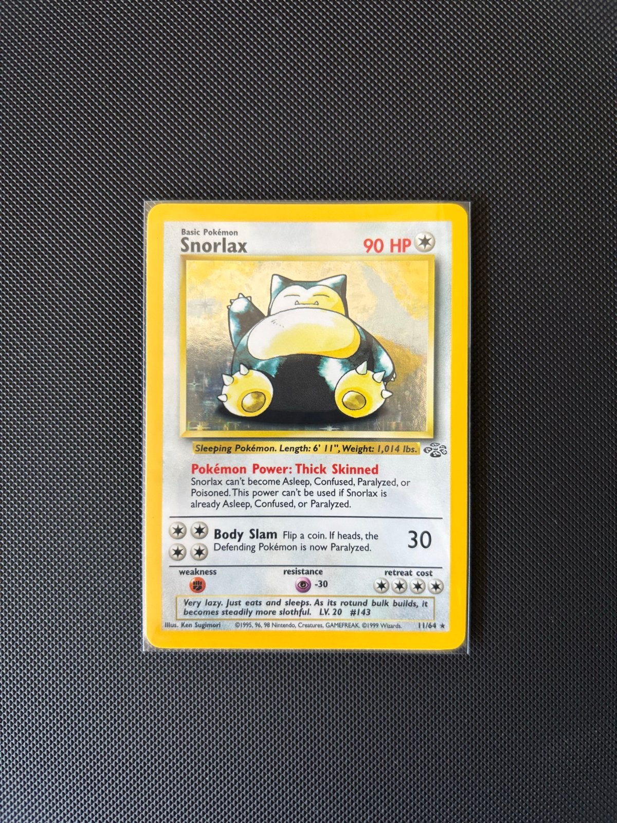 Snorlax Jungle Set Holo 11/64, Ophalen of Verzenden, Gebruikt, Losse kaart