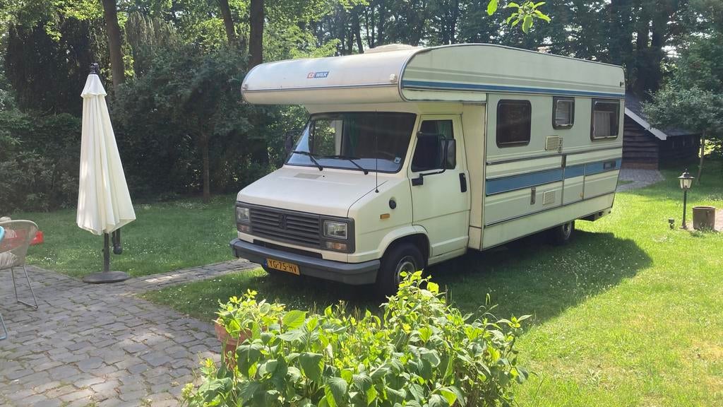 Peugeot/Fiat Klassieke Alkoof Camper - Klaar voor Avontuur!, Caravans en Kamperen, Overige merken, Chemisch toilet, Alkoof, Koelkast