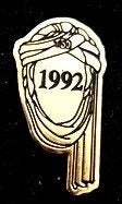 Dakar 1992 pin, Verzenden, Sport, Speldje of Pin