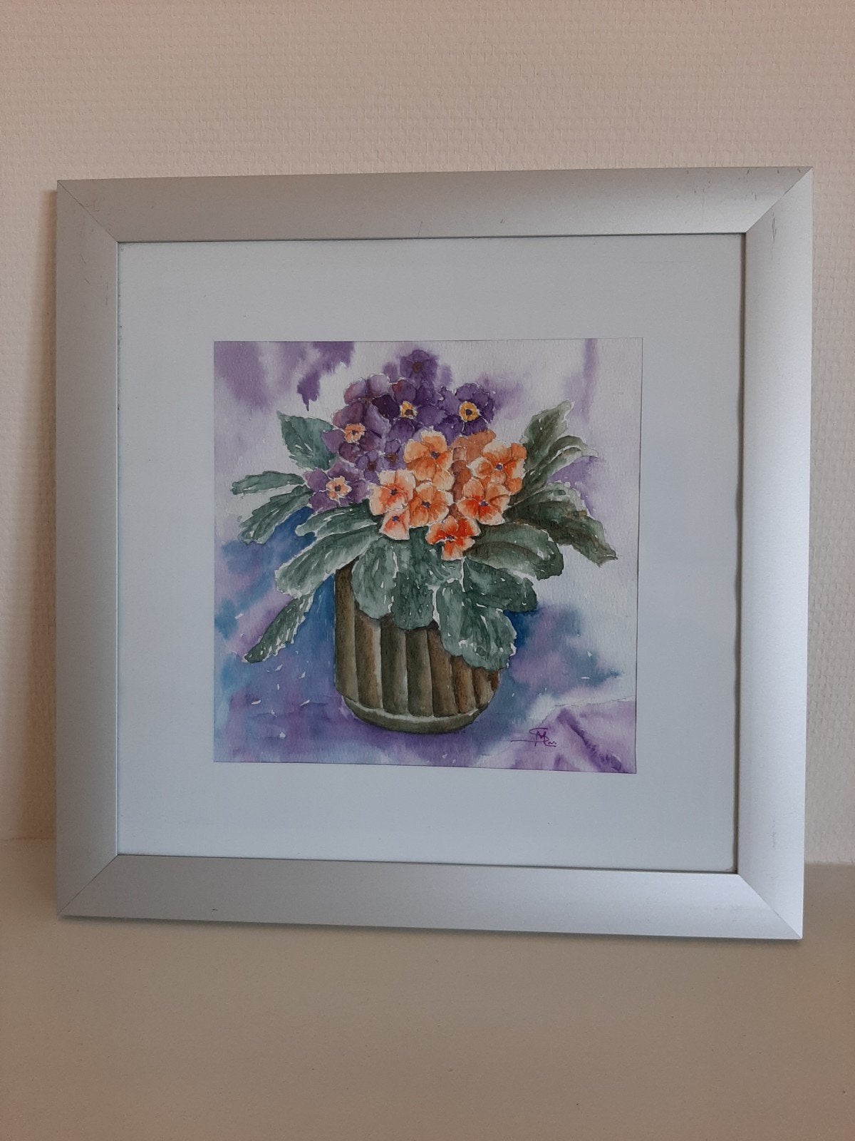 aquarel bloemen, Ophalen of Verzenden