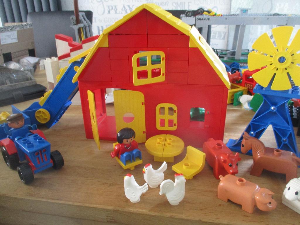 VINTAGE DUPLO BOERDERIJ, Gebruikt, Overige thema's, Ophalen of Verzenden, Duplo