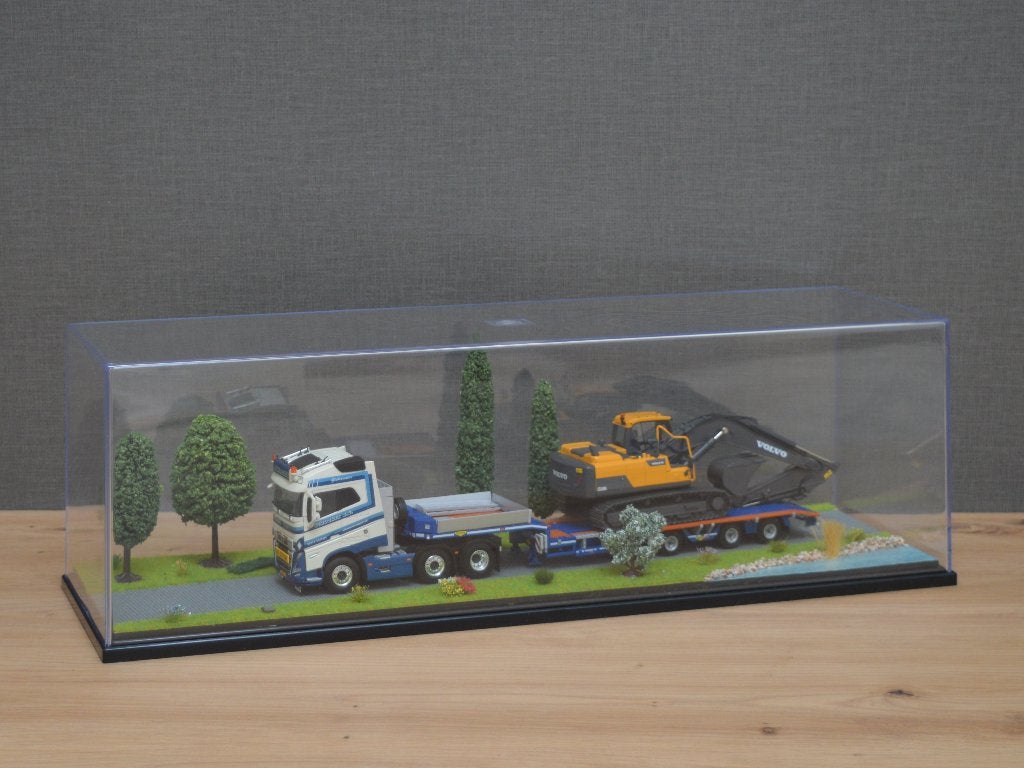 Dioramavitrine Bomenlaan met vijver (50x15x15cm), Ophalen of Verzenden, Nieuw, Bus of Vrachtwagen, Wsi