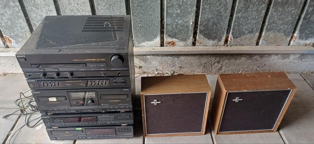 Sony Hifi-set LBT-V502 met Philips speakers, Audio, Tv en Foto, Ophalen, Losse componenten, Tuner of Radio, Sony