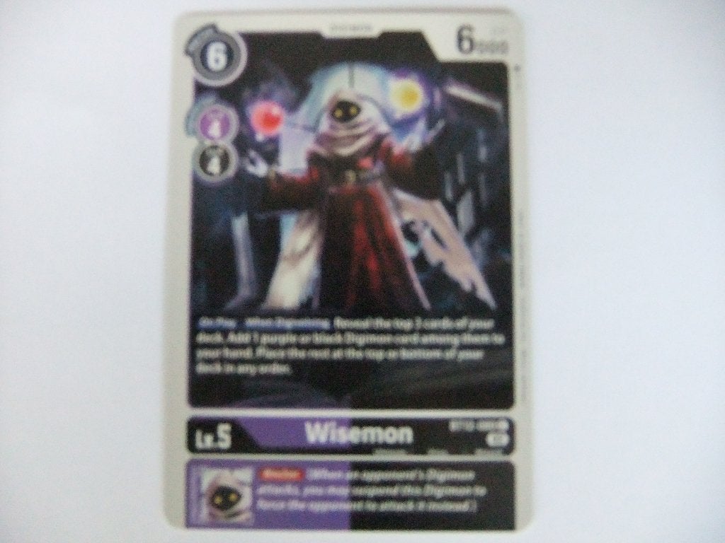 Digimon Card Game - Wisemon BT13-081 R, Hobby en Vrije tijd, Verzamelkaartspellen | Overige, Zo goed als nieuw, Losse kaart, Verzenden