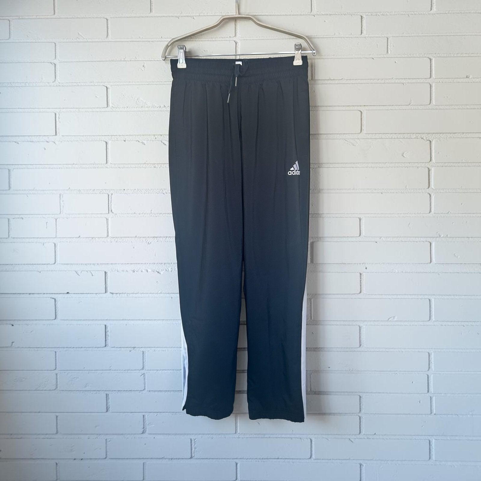 Adidas Broek Maat S Zwart Logo Jogger Sport Fitness, Zwart, Adidas, Algemeen, Maat 46 (S) of kleiner