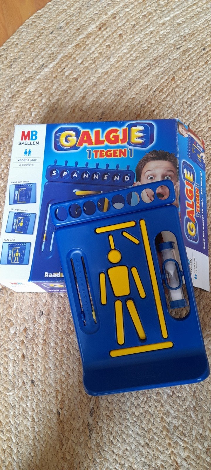 MB Spellen Galgje 1 tegen 1 - Spannend woordraadspel, Hobby en Vrije tijd, Een of twee spelers, Ophalen of Verzenden, Zo goed als nieuw