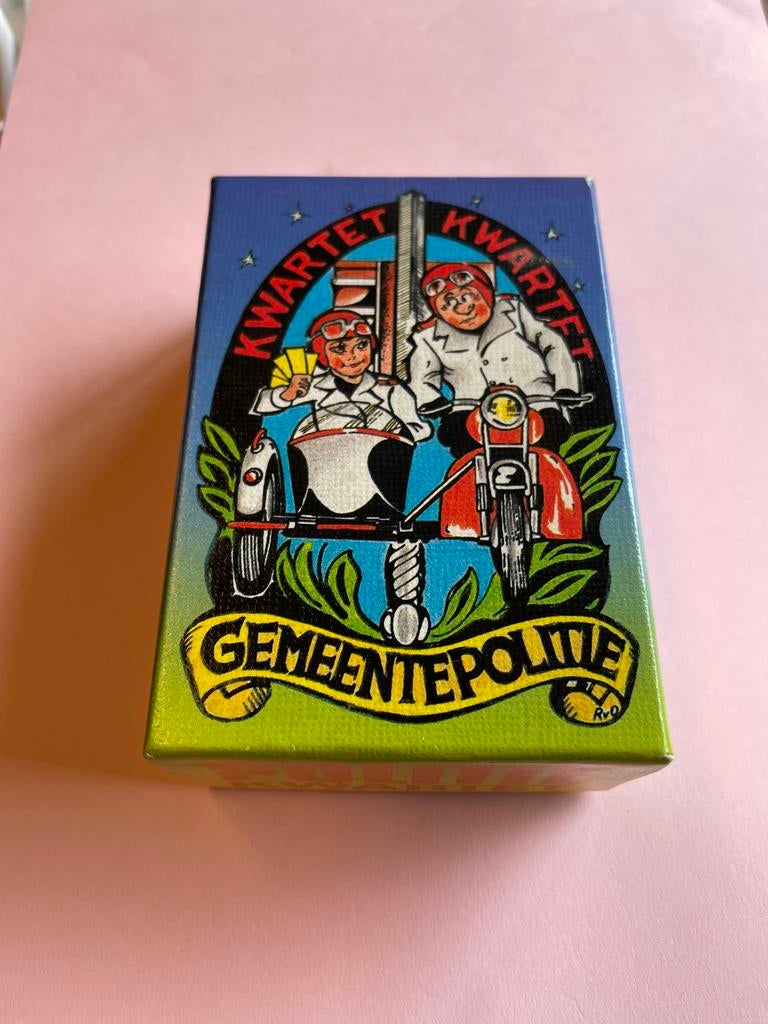 Vintage Kwartetspel Gemeentepolitie - Compleet en Netjes, Verzamelen, Ophalen of Verzenden, Zo goed als nieuw