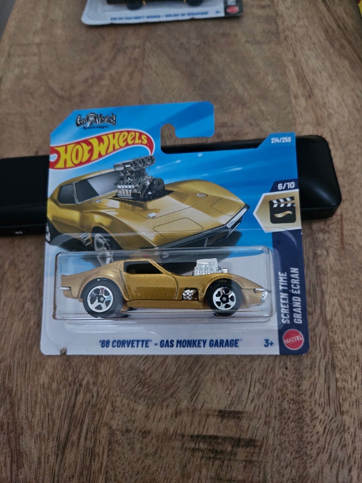 Hotwheels Gas Monkey Garage corvette 1968 Nieuw, Ophalen of Verzenden, Nieuw, Auto