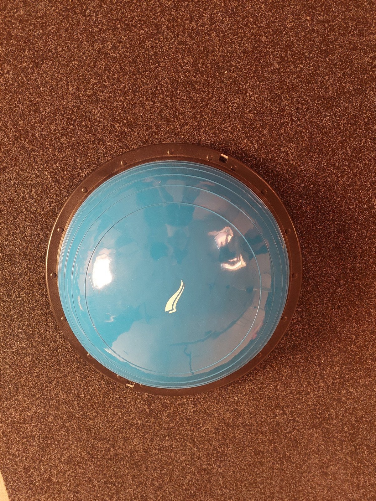 Balans bal blauw incl fitness elastieken, Ophalen, Gebruikt, Fitnessbal
