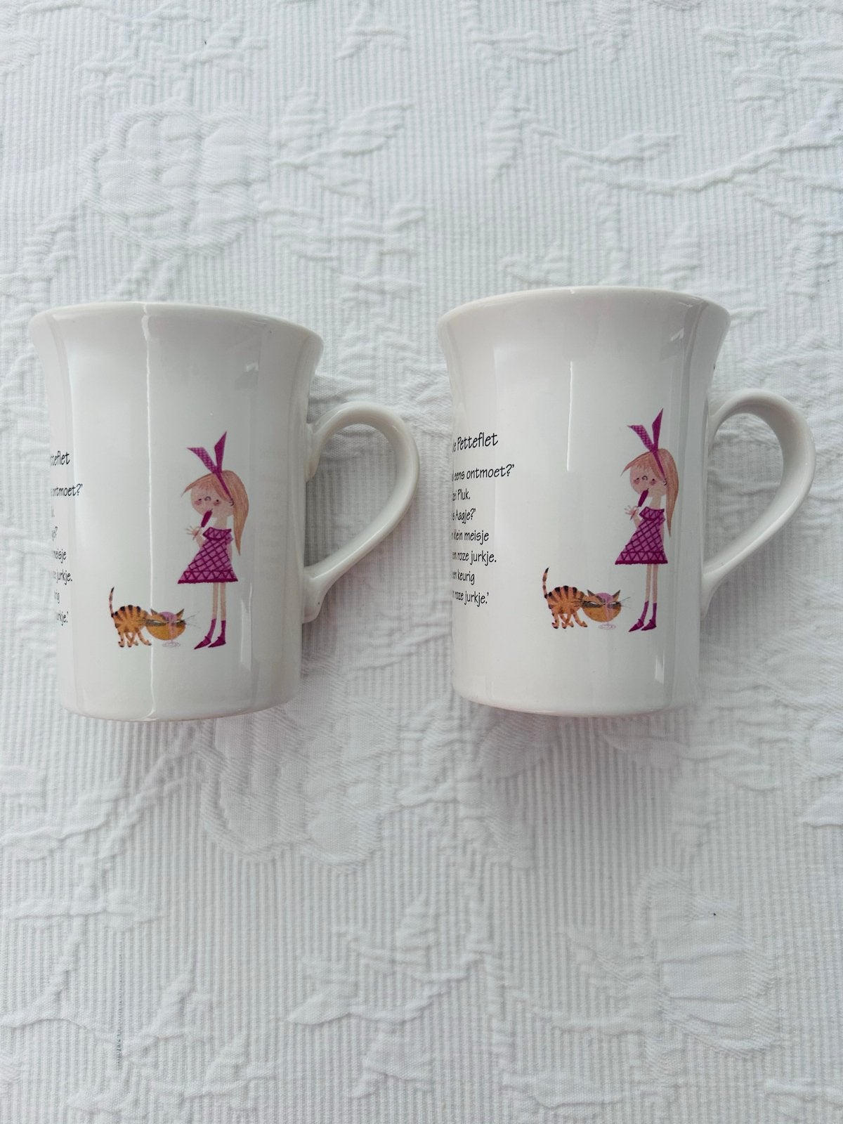 Set van 6 Annie M.G. Schmidt & Fiep Westendorp Mokken, Overige merken, Keramiek, Vintage, Zo goed als nieuw