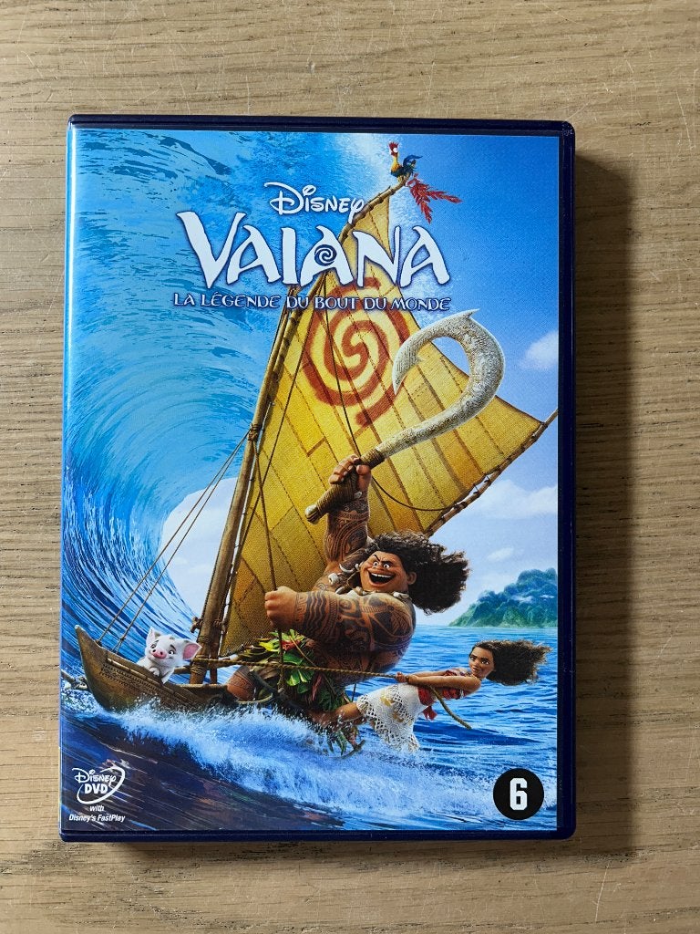 DVD Vaiana, Alle leeftijden, Ophalen of Verzenden, Zo goed als nieuw