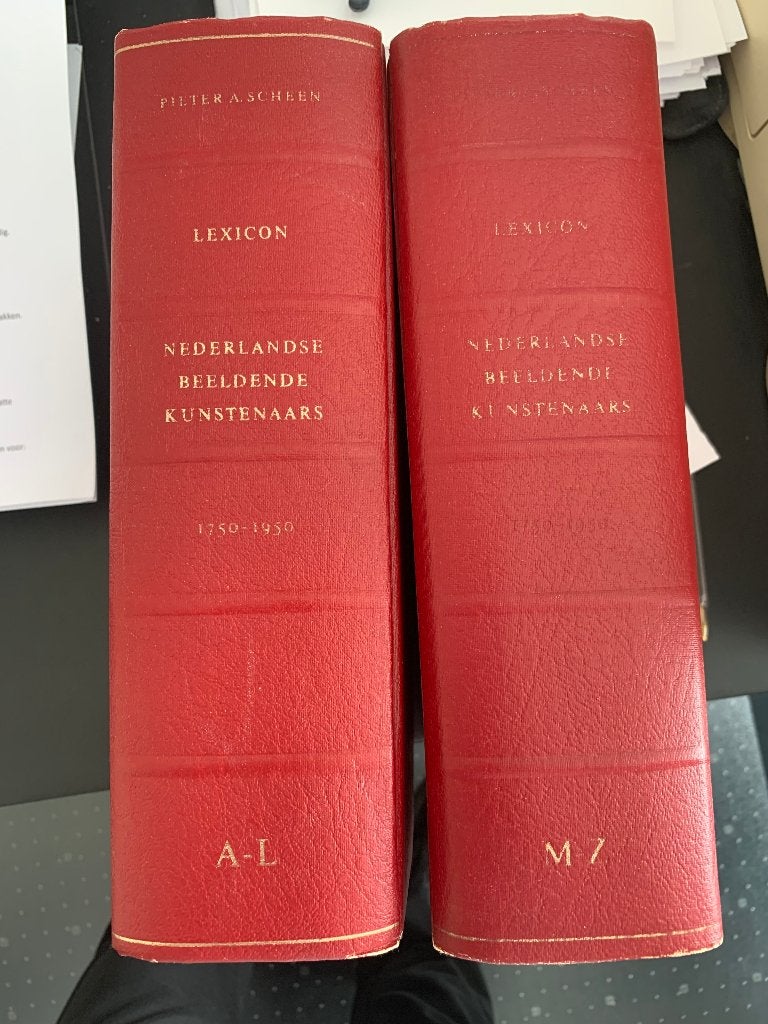 Lexicon Nederlandse beeldende kunstenaars (Scheen), Gelezen, Ophalen of Verzenden, Zie beschrijving, Schilder- en Tekenkunst