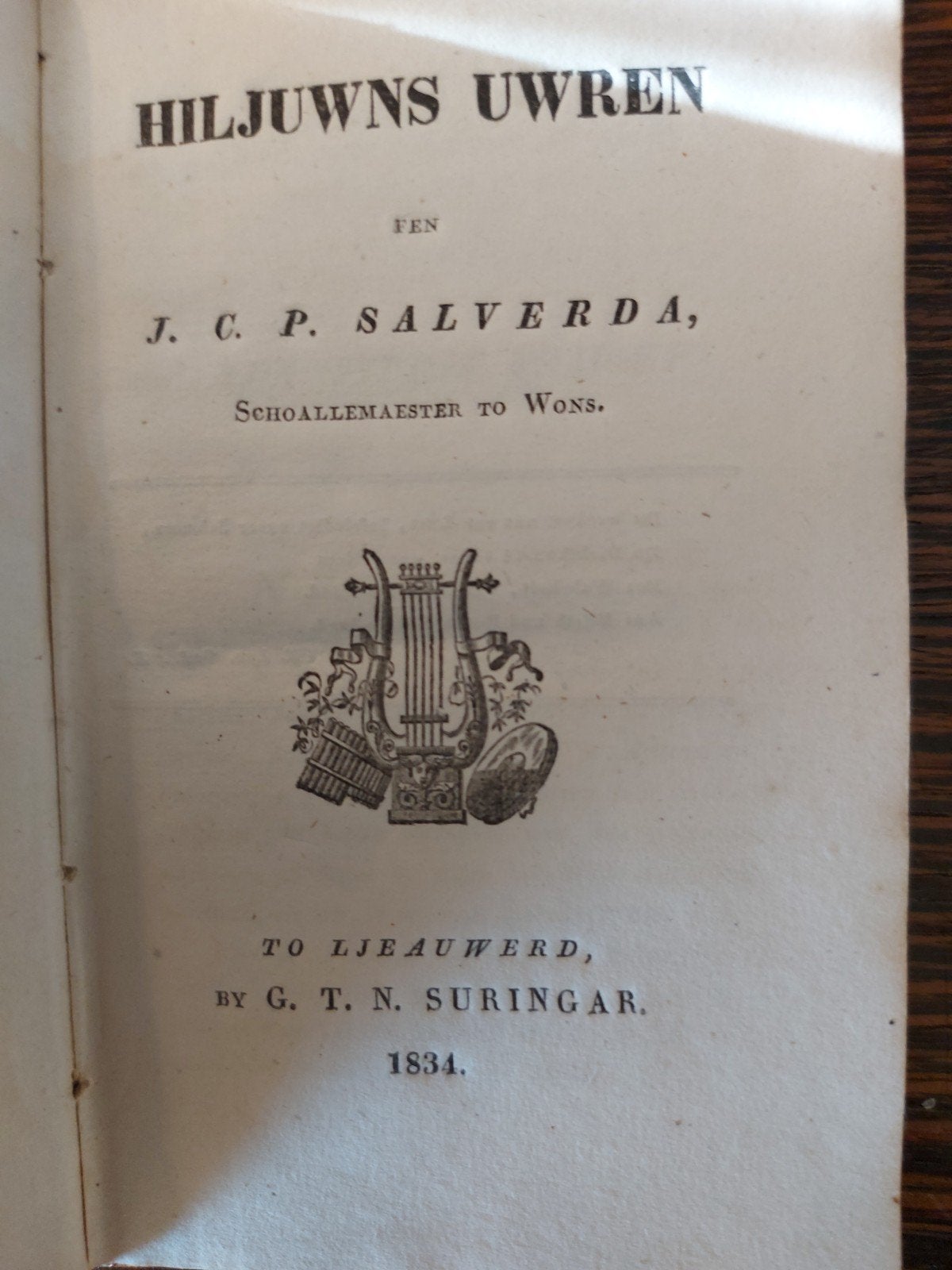 Hiljuwns Uwren - J.C.P. Salverda (1834), Antiek en Kunst, Antiek | Boeken en Bijbels, Ophalen of Verzenden, J. C. P. Salverda
