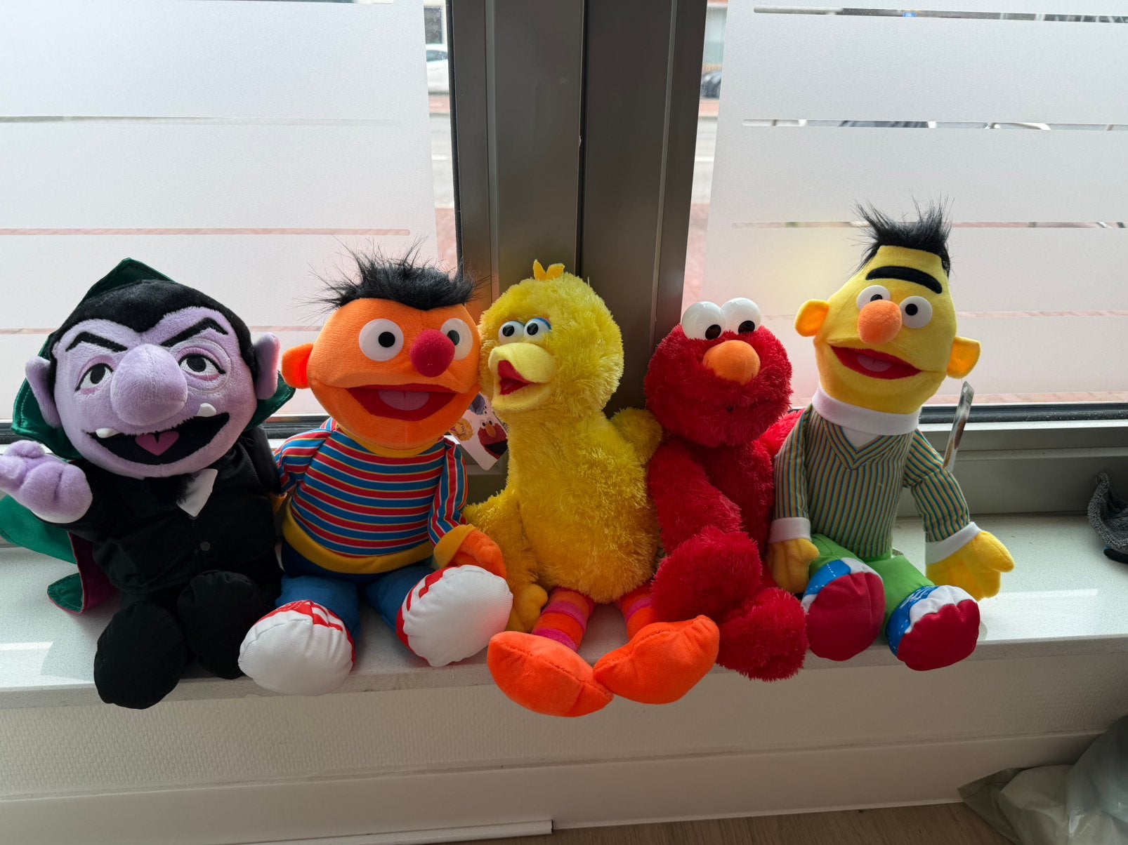 Sesamstraat knuffels set van 5, Ophalen of Verzenden, Overige typen