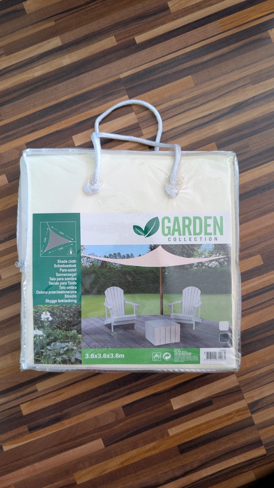 Schaduwdoek Driehoek Beige - Garden Collection, Ophalen, Nieuw