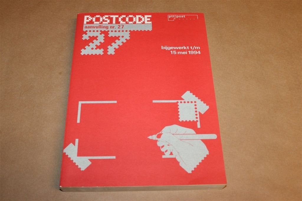 Postcode Aanvulling Nr 27 — Laatste Supplement 1994, Ophalen of Verzenden, Zo goed als nieuw