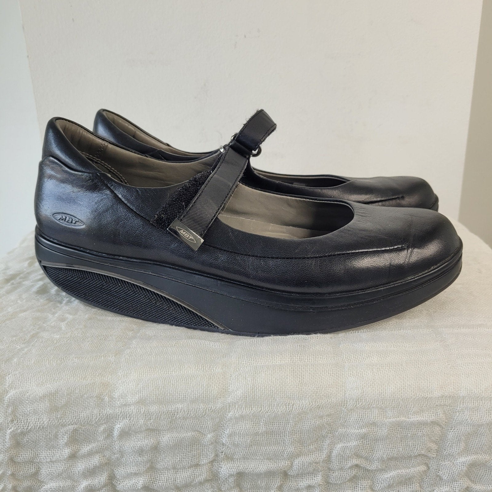 MBR Sirima schoenen mary-jane 40.5 rocker zool zwart, Pumps, Zwart, Ophalen of Verzenden, MBR Sirima