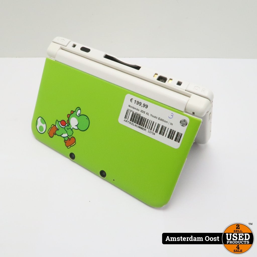 Nintendo 3DS XL Yoshi Edition | In Redelijke Staat, Nintendo, Gebruikt, Support@nintendo.com, 11-1 Hokotate-cho, Kamitoba, Minami-ku
Kyoto 601-8501
Japan