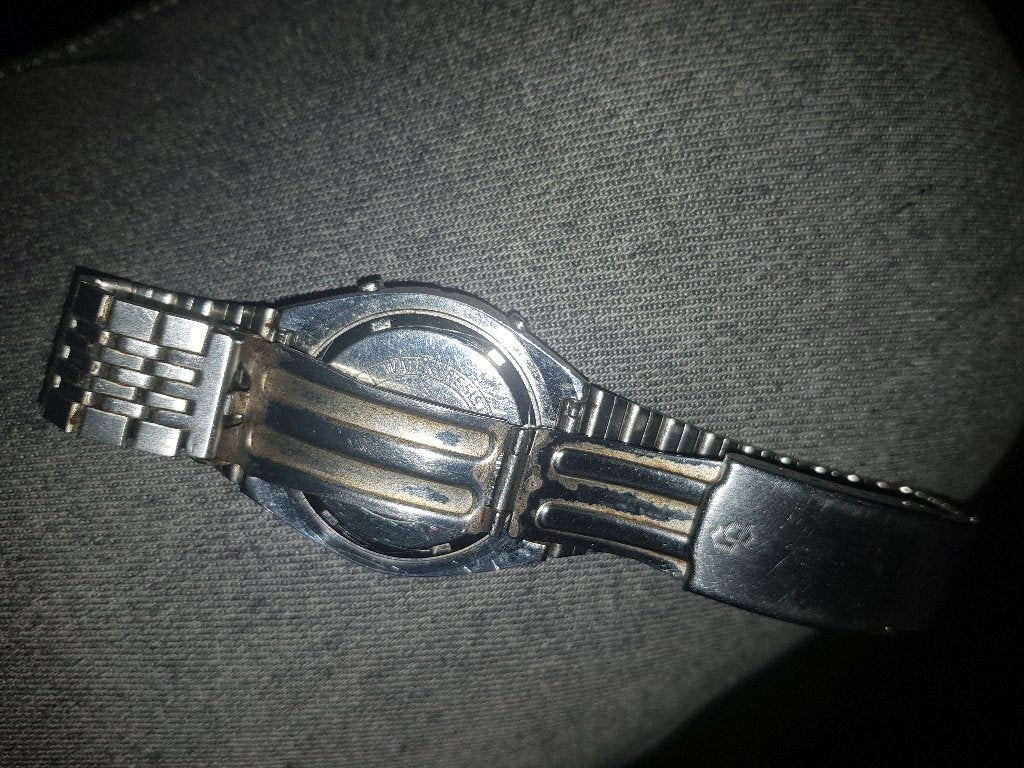 Quartz horloge eind jaren 70 Citizen Quartz Crystron LC, Overige merken, Staal, Gebruikt, Staal
