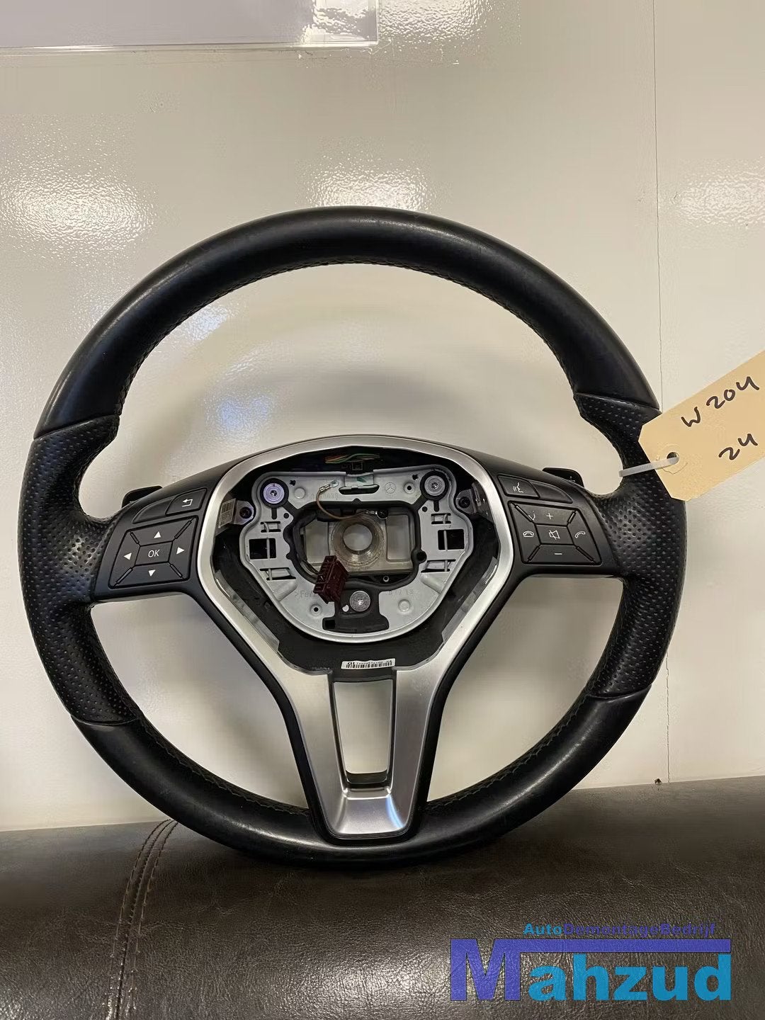 MERCEDES W204 C KLASSE Stuurwiel stuur sportstuur leer, Gebruikt, Mercedes-Benz AG, Mercedes-Benz, Ophalen of Verzenden