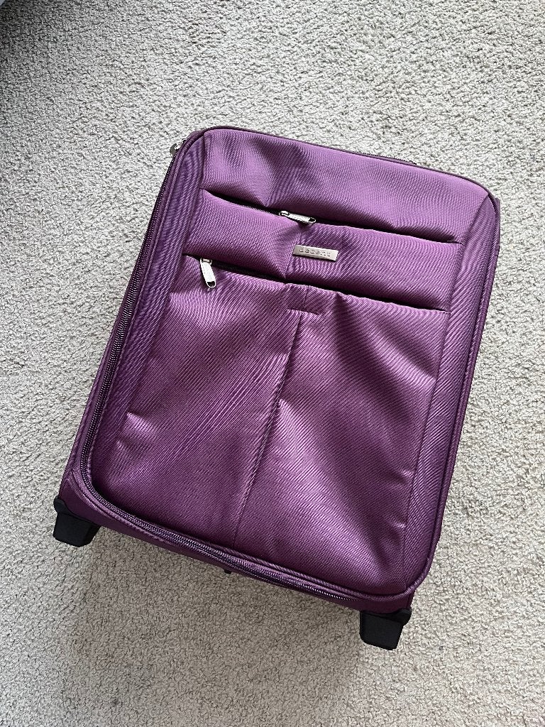 Decent koffer, trolley 55x40x17 cm z.g.a.n., Ophalen, Wieltjes, 50 tot 60 cm, Zo goed als nieuw