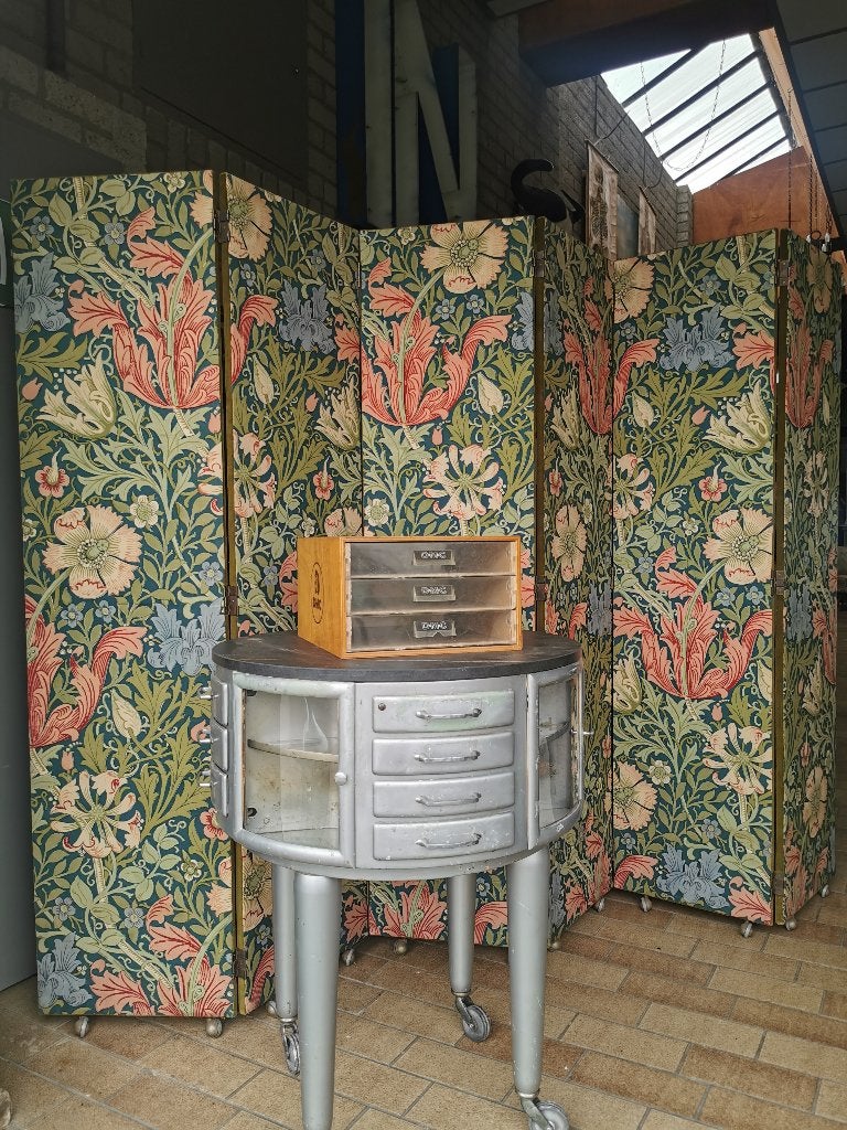 Vintage art nouveau  kamerscherm/paravent, Ophalen