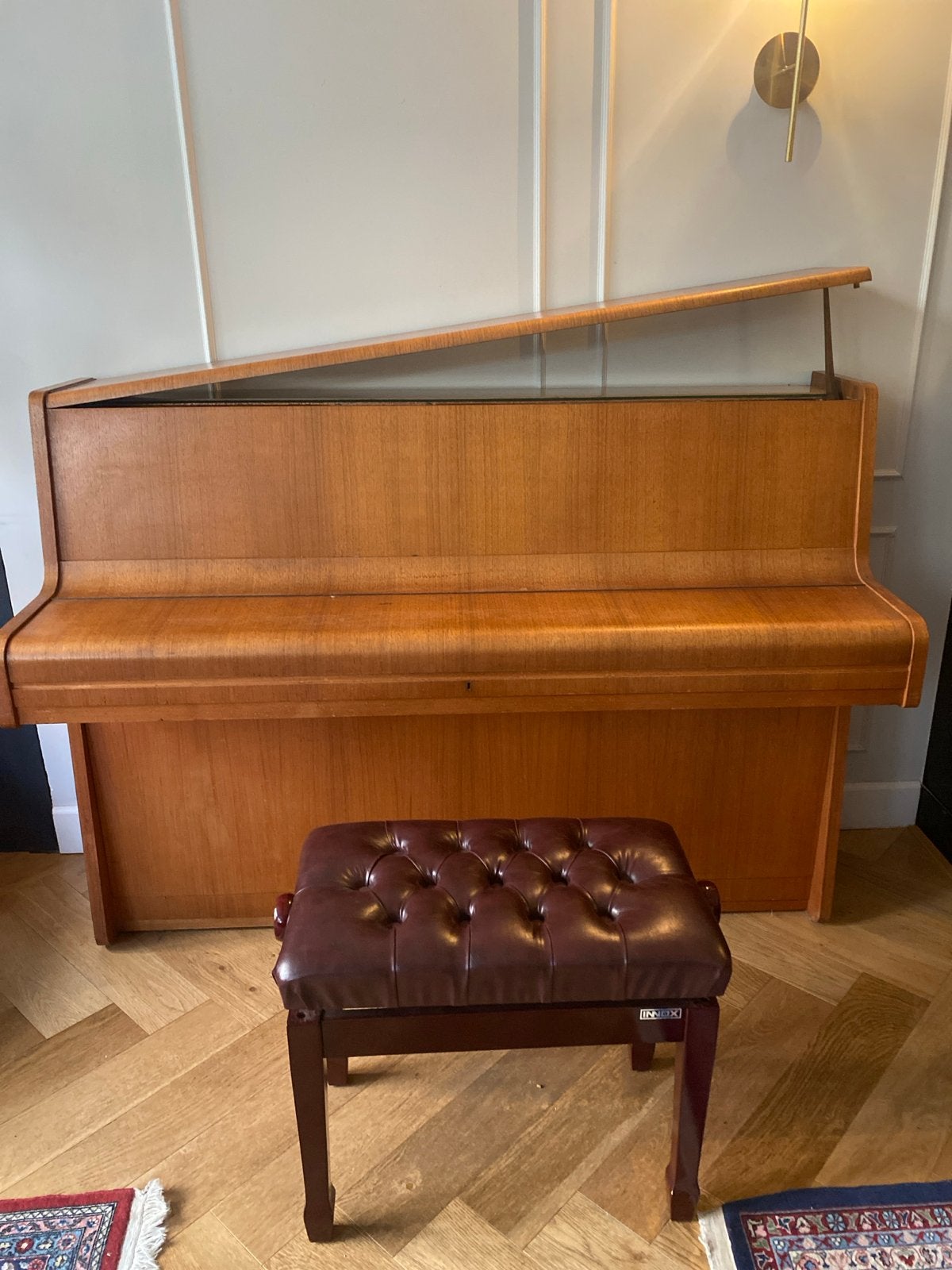 H. Haegele Aalen Piano - Bruin, Gebruikt, Ophalen of Verzenden, Gebruikt, Bruin, Piano