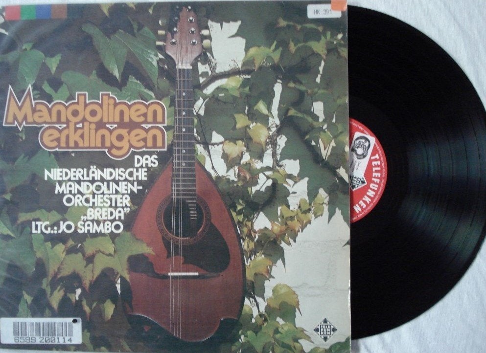 Mandolinen-Orchestrer Breda - Mandolinen erklingen, LP, Gebruikt, Ophalen of Verzenden, 12 inch