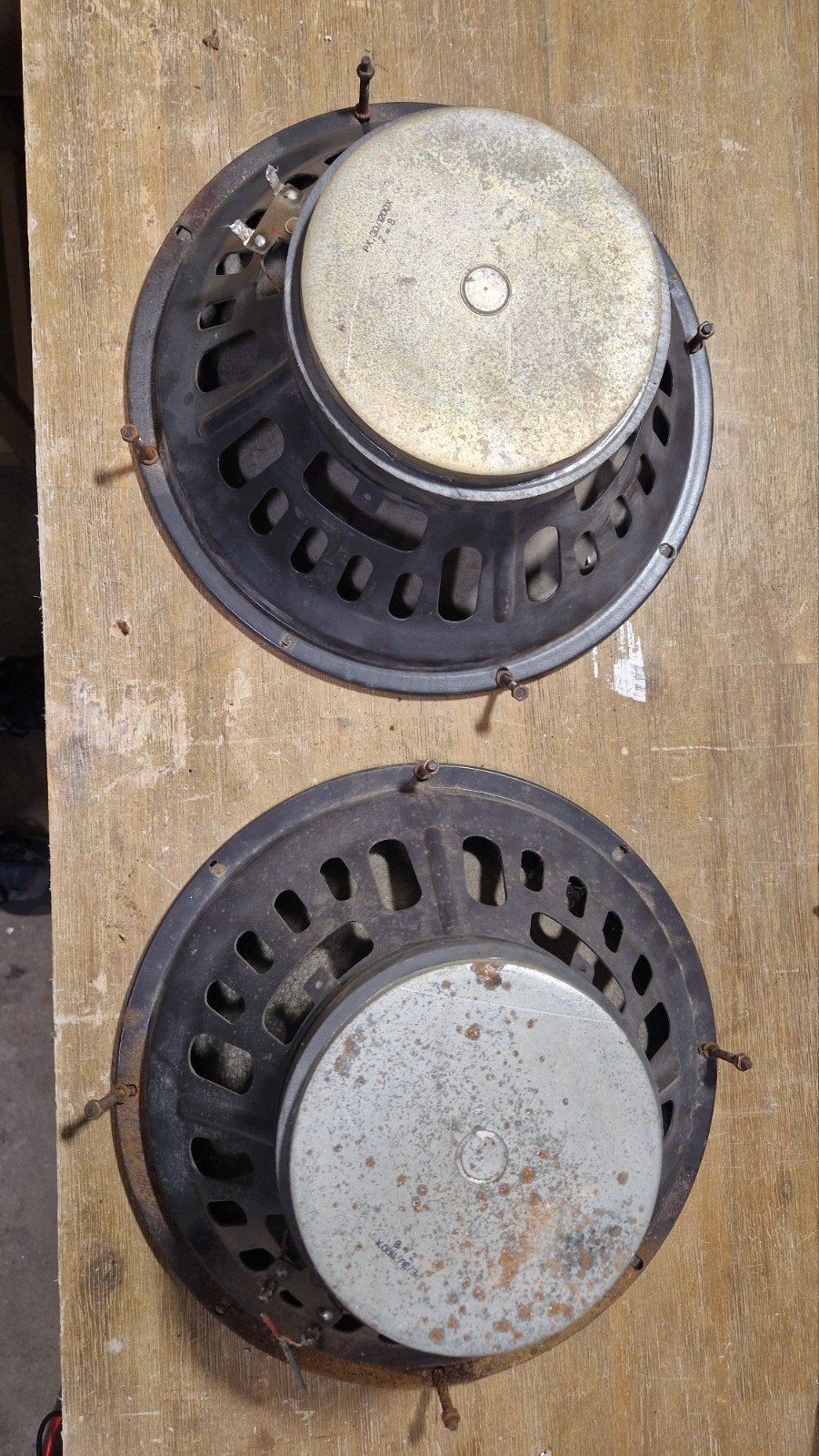 oude orgel  woofers - 31 cm - 8 Ohm, Ophalen, Gebruikt, Overige typen, Overige merken